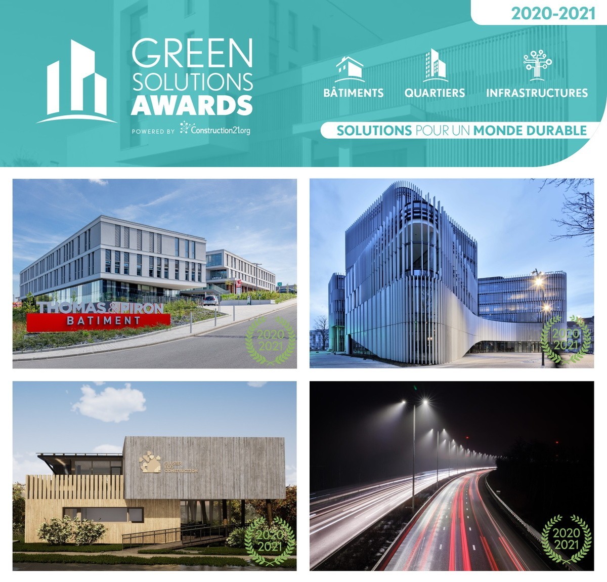 Green Solutions Awards 2020-21 : découvrez les lauréats belges !