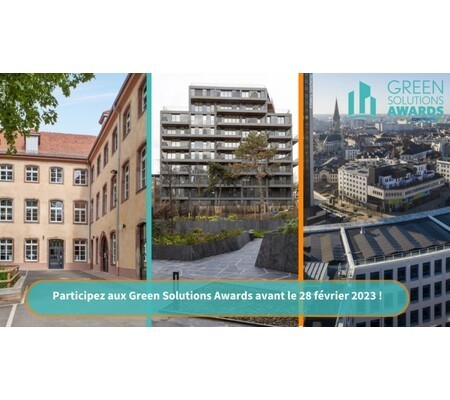 Green Solutions Awards 2022-2023 : à vos candidatures