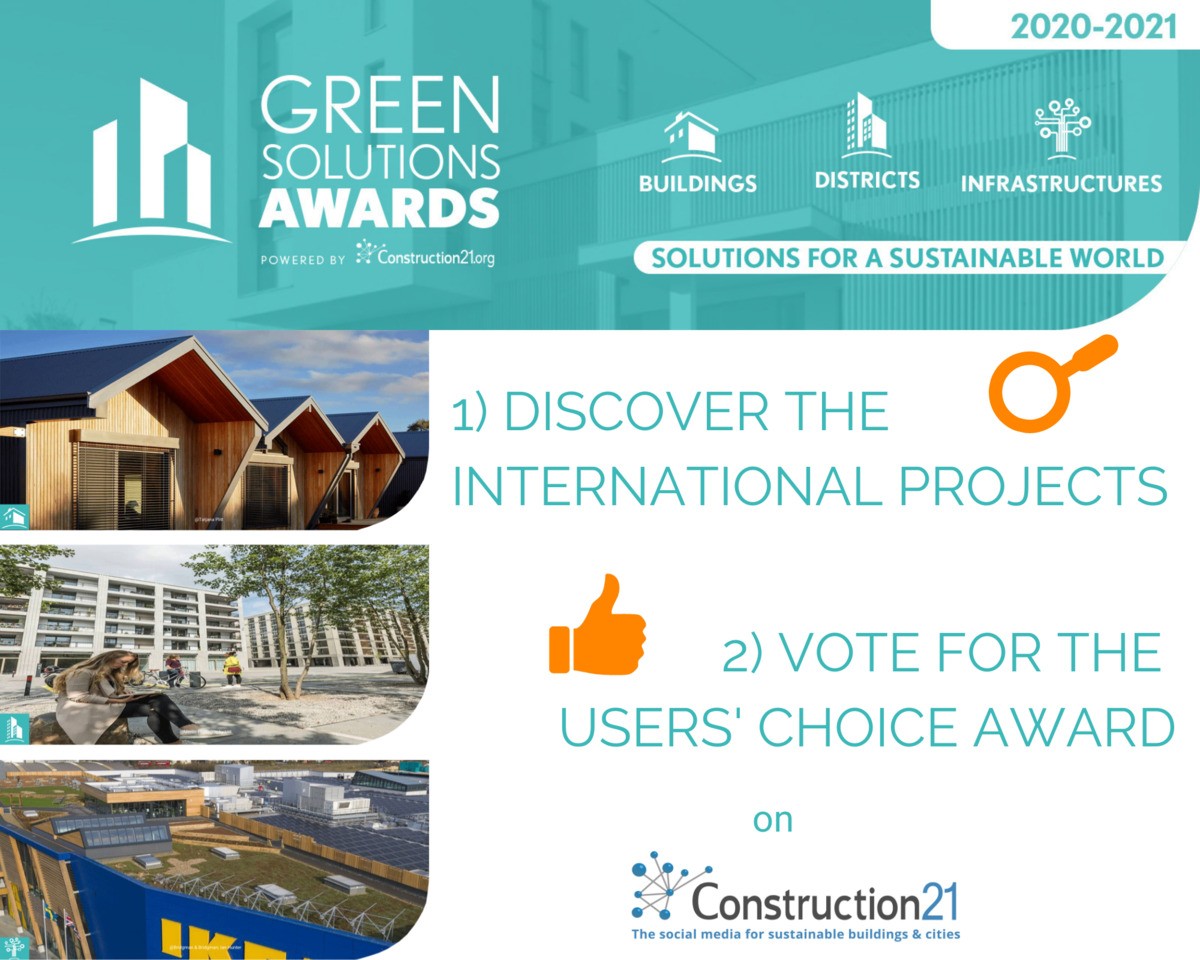 More than 190 candidates for the Green Solutions Awards 2020-21: discover them and vote! 