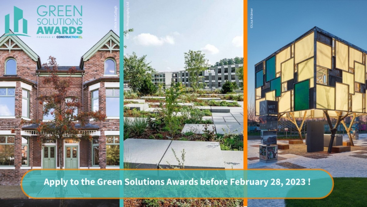 Green Solutions Awards 2022-2023: time to apply!