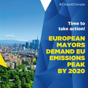 210 European Mayors Demand EU Emissions Peak by 2020, Halve by 2030 and Reach Net-Zero by 2050