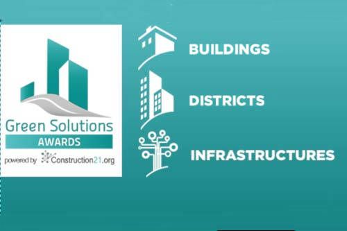 bâtiment durable, green solutions awards 2019