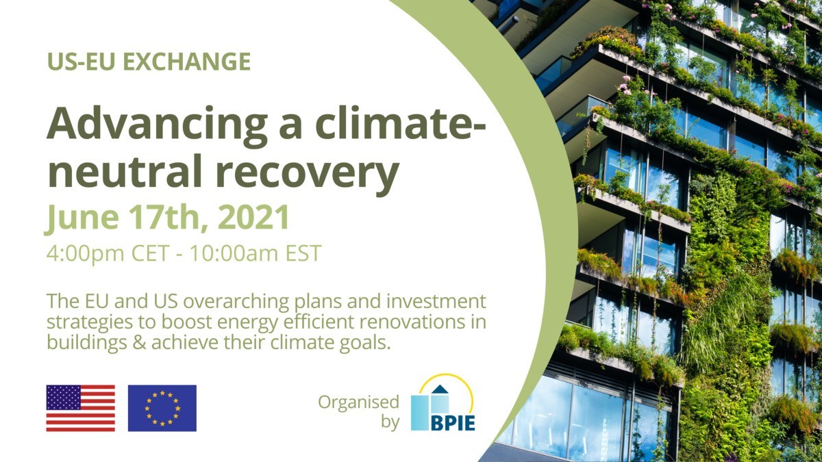 [Webinar] US-EU Exchange: Advancing a climate-neutral recovery