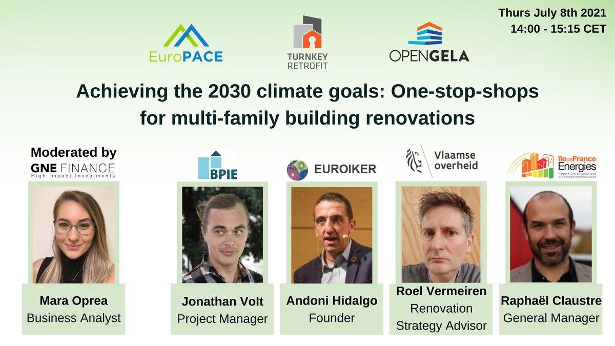 [Webinar] Achieving the 2030 climate goals: One-stop-shops for multi-family building renovations