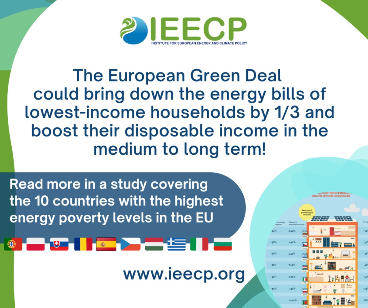EU policies to decarbonise homes will benefit low-income households across Europe 