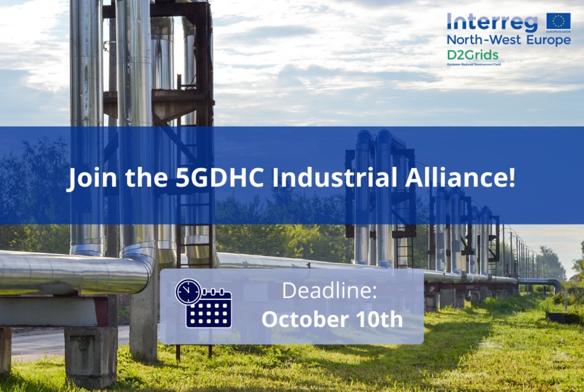 An Industrial Alliance to promote sustainable District Heating and Cooling grids!