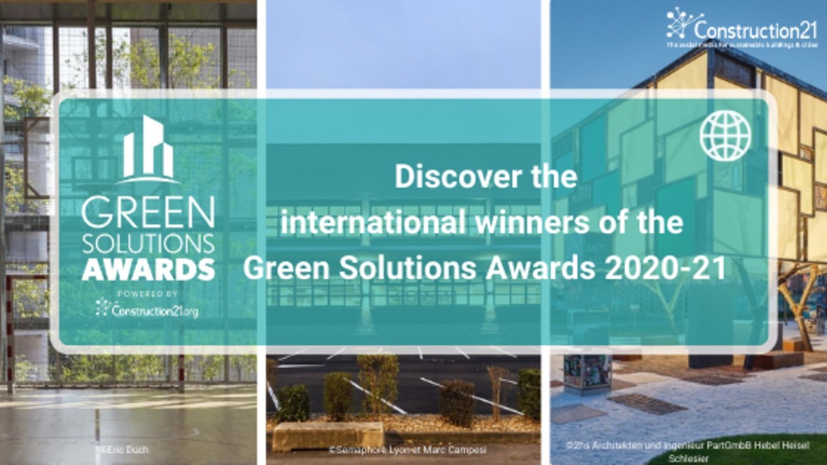 [Replay] The international gala of the Green Solutions Awards 2020-21