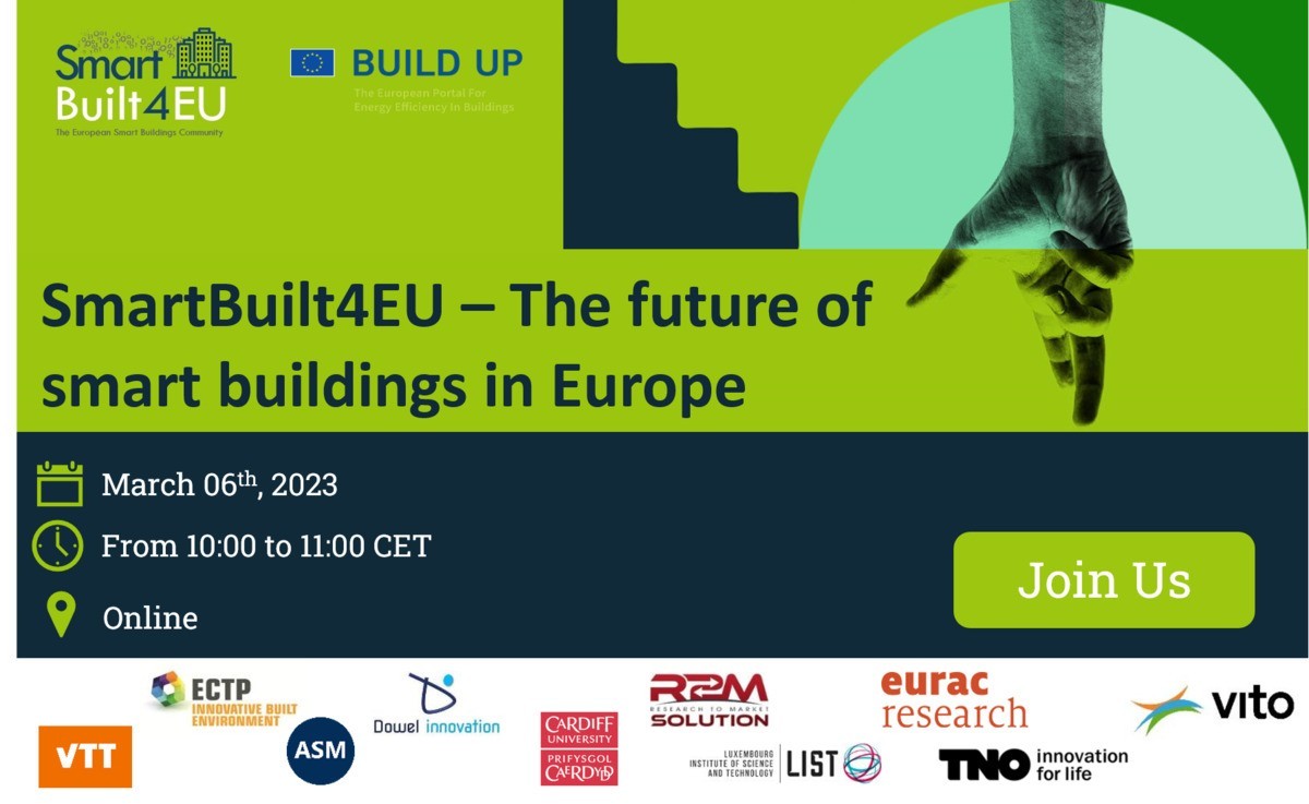 Webinar: SmartBuilt4EU – The future of smart buildings in Europe