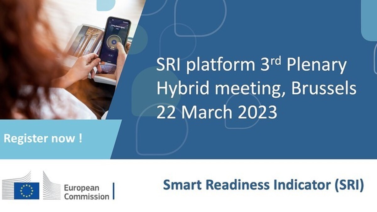 Smart Readiness Indicator (SRI) Platform 3rd Plenary Meeting: Register now!
