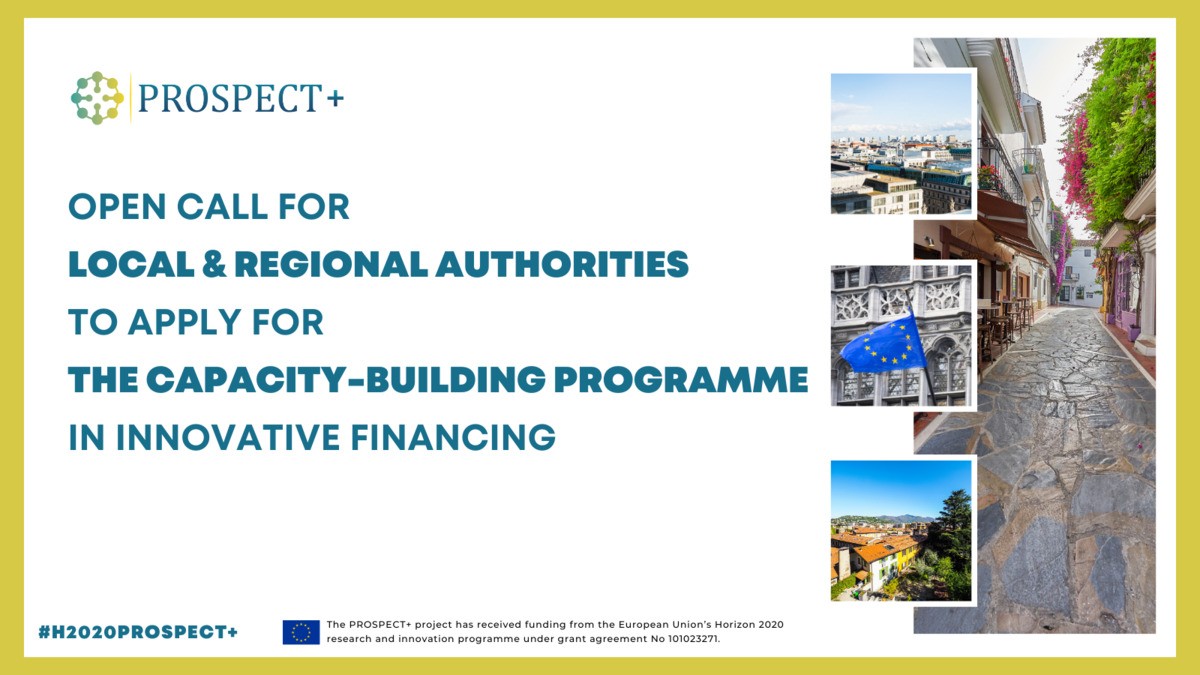 Open Call: innovative financing for local & regional authorities