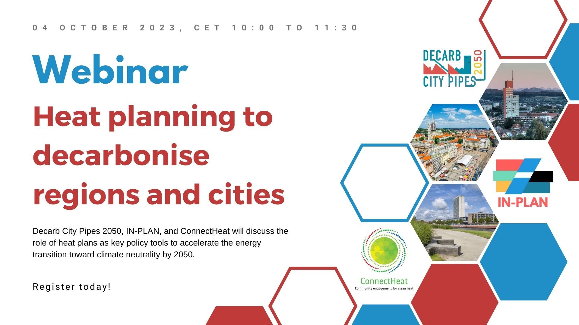 Webinar – Heat planning to decarbonise regions and cities