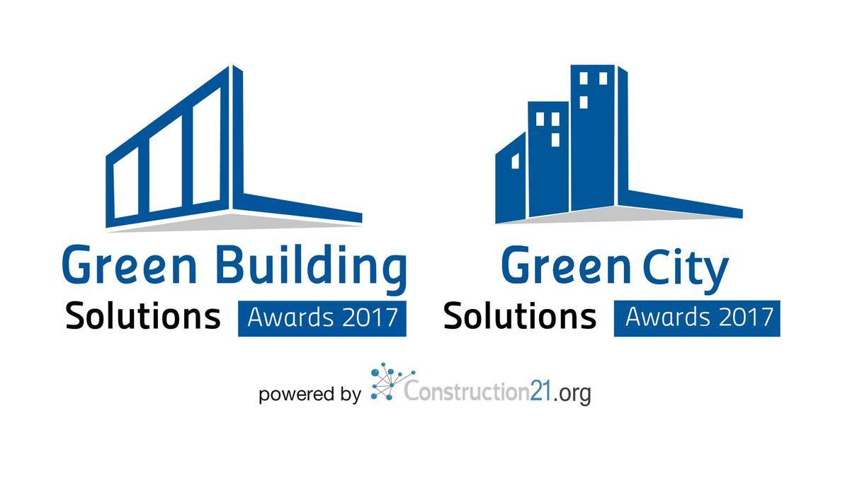 Green Building & City Solutions Awards : comienza la edición 2017 a partir de marzo