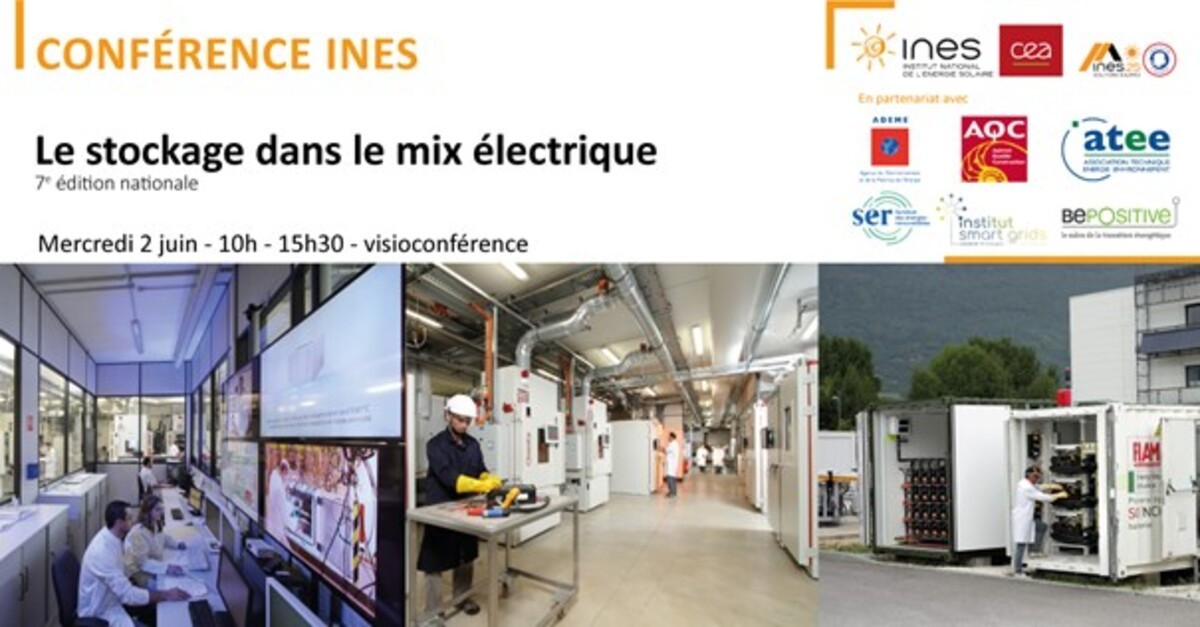[Webinar] Conférence INES : Le stockage dans le mix électrique