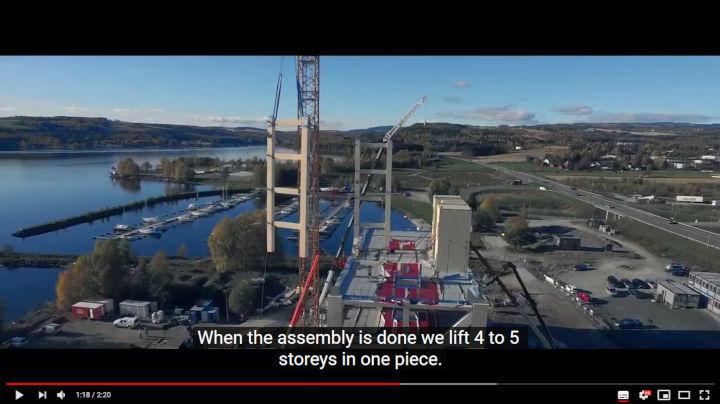 Case: the highest wooden tower is built in Norway