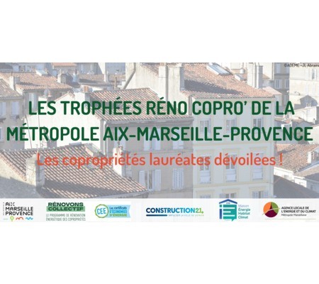 Découvrez les lauréats des Trophées Réno Copro’ de la Métropole Aix-Marseille-Provence