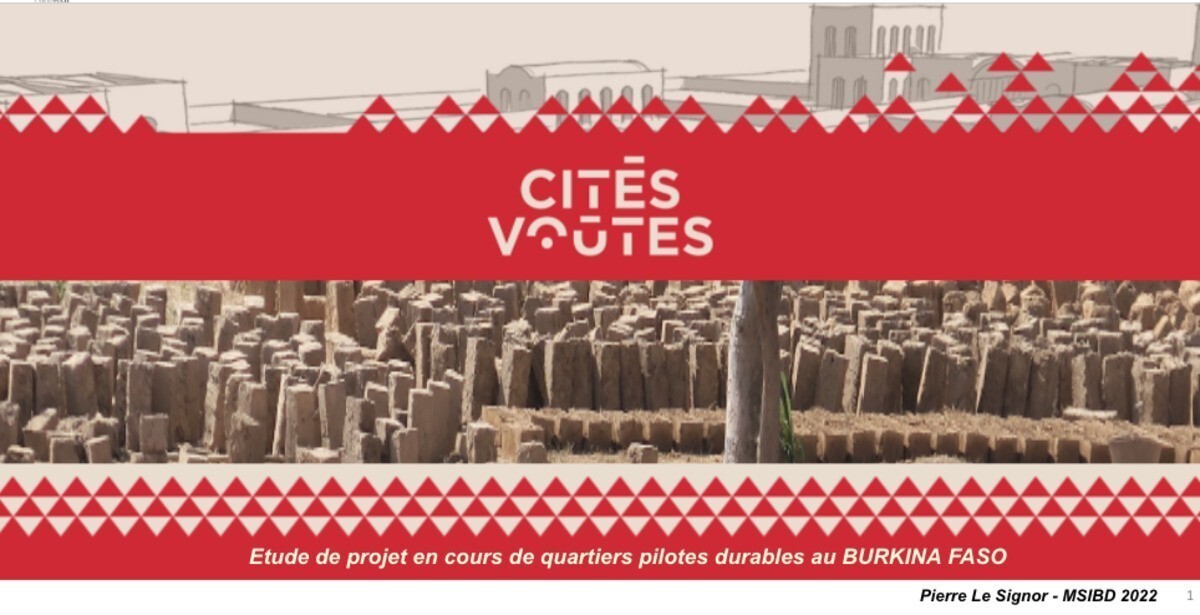 Projet Cités Voûtes - un exemple de quartier durable au Burkina Faso