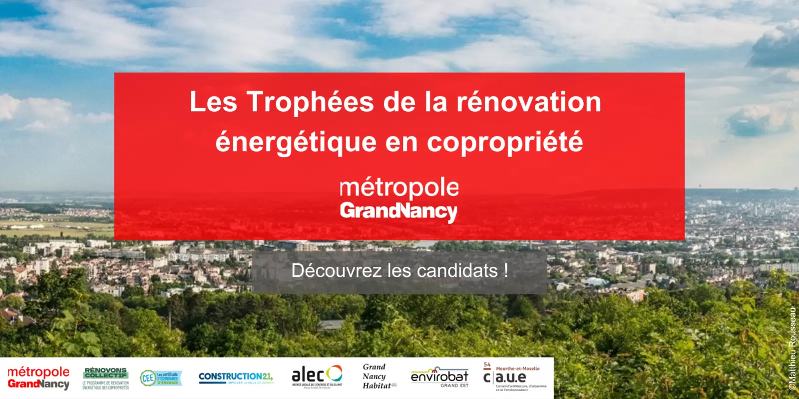 Les copropriétés candidates des Trophées de la rénovation énergétique en copropriété du Grand Nancy