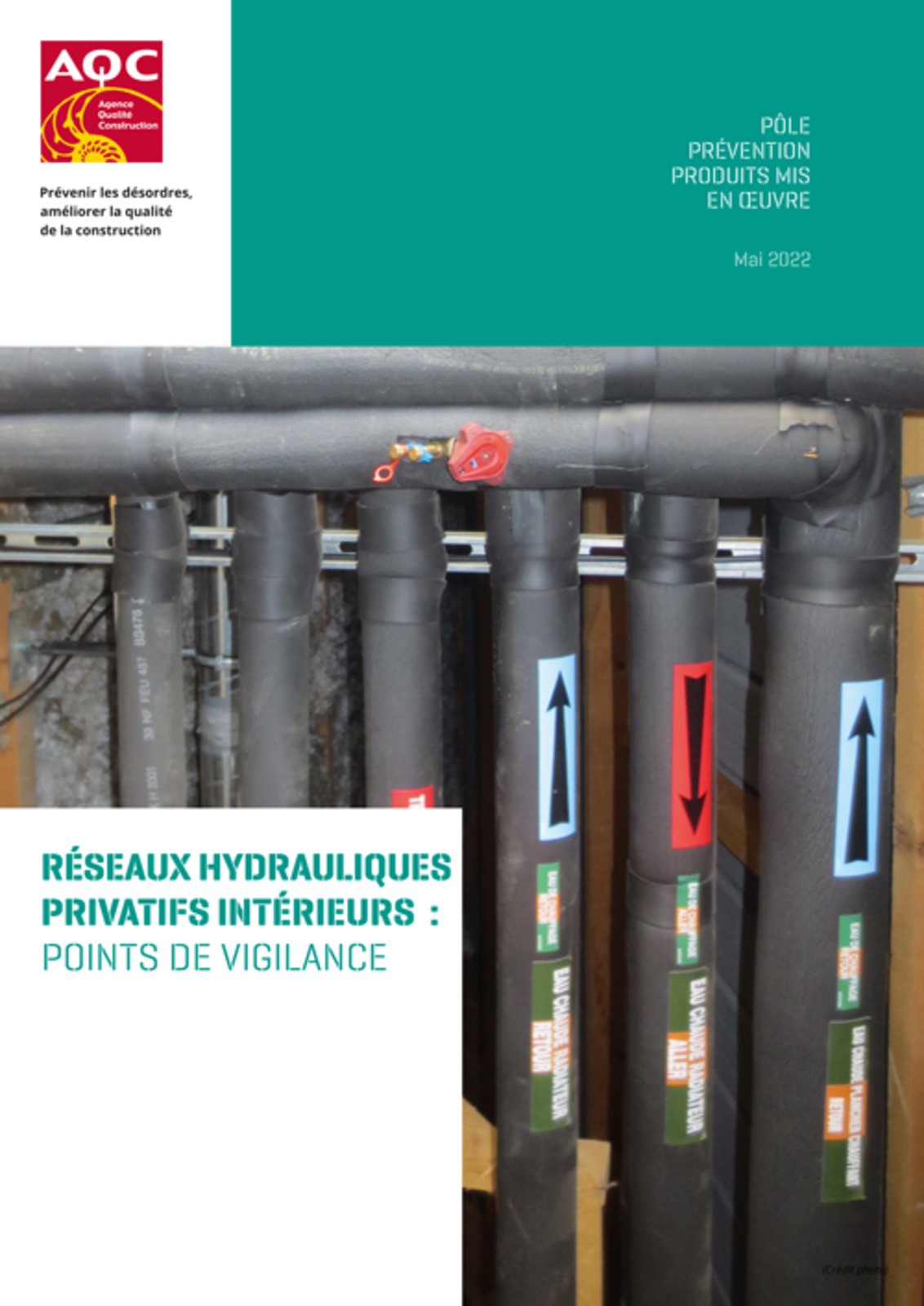 Réseaux hydrauliques privatifs intérieurs : points de vigilance