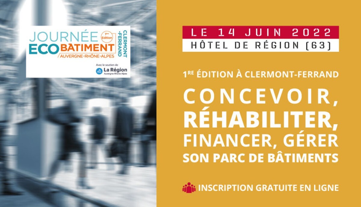 Journée de l’Éco-bâtiment : 1re édition de ce rendez-vous à Clermont-Ferrand