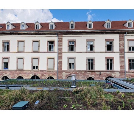 À Strasbourg, Soprema revisite le toit végétalisé