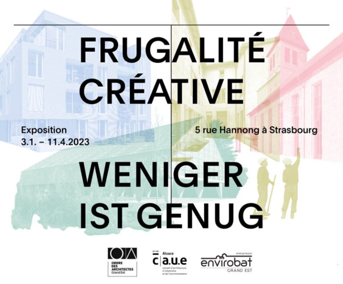 26/01/2023 – Vernissage de l’exposition « Frugalité créative | Weniger ist genug »