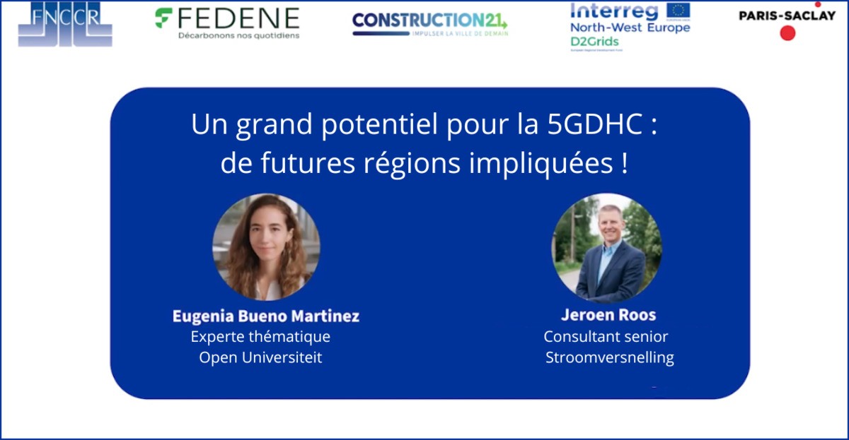 Un grand potentiel pour la 5GDHC : de futures régions impliquées !