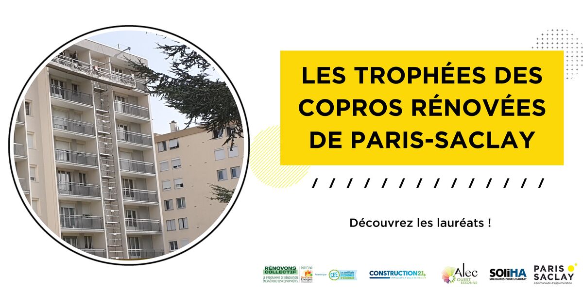 Découvrez les lauréats des Trophées des Copros Rénovées de Paris-Saclay