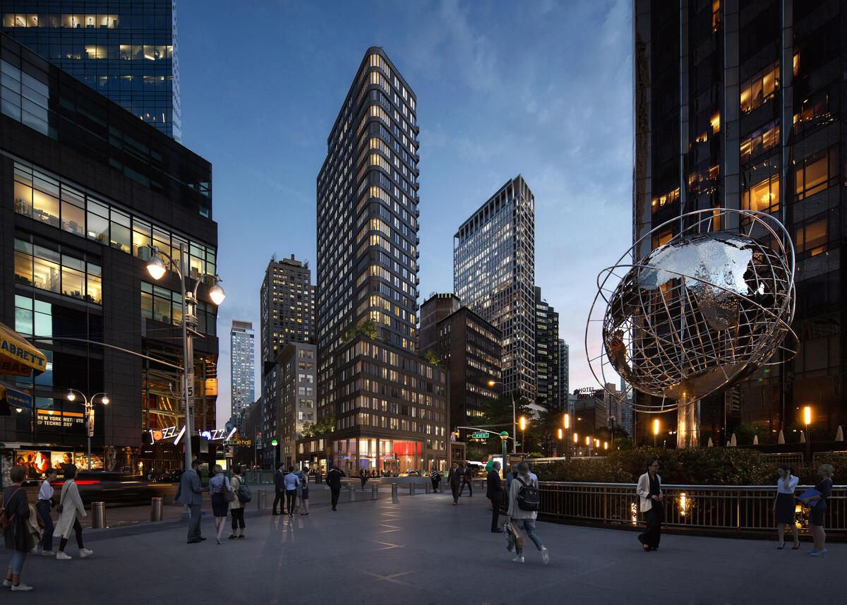 Columbus Circle Building, premier projet de construction new yorkais à utiliser la technologie IA Buildots