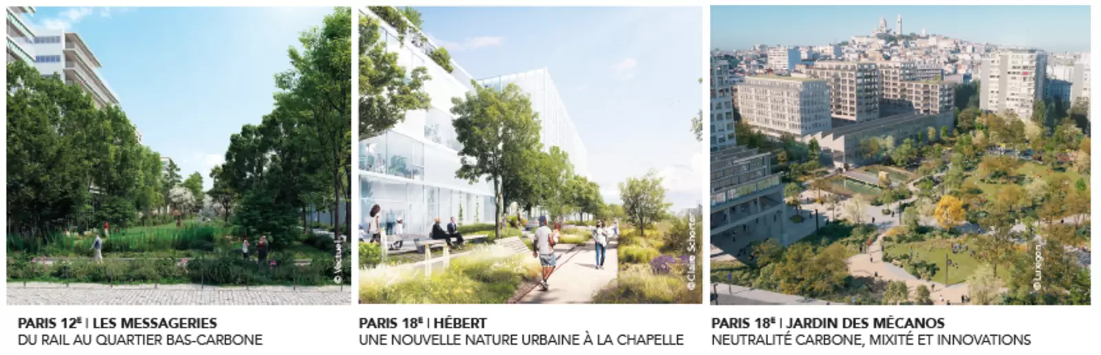 Hébert (Paris 18e) : Espaces Ferroviaires dévoile trois nouveaux projets architecturaux au SIMI 2023