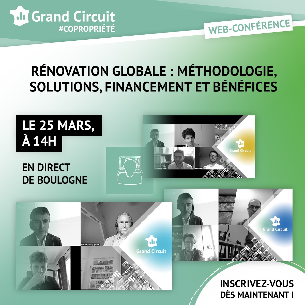 [Webinar] Grand Circuit #COPROPRIÉTÉ : Rénovation globale : méthodologie, solutions, financement et bénéfices