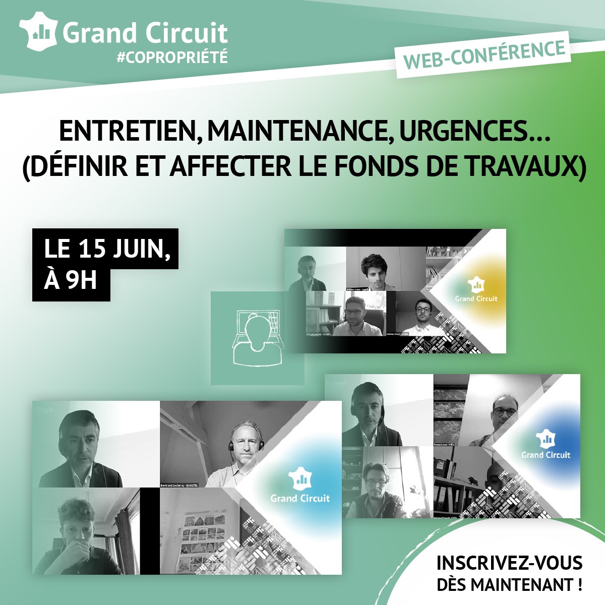 Grand Circuit #COPROPRIÉTÉ : Entretien, maintenance, urgences… (définir et affecter le fonds de travaux)
