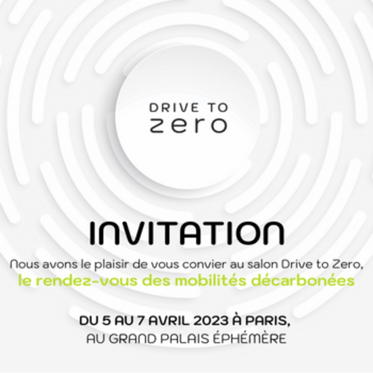 #ZeroCarbone, #ZeroNuisance, #ZeroEmission : rdv au salon Drive to Zero pour des mobilités décarbonées