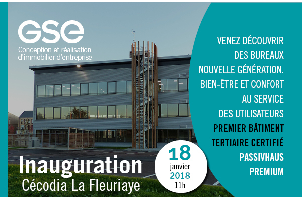 Inauguration des bureaux Cécodia à La Fleuriaye