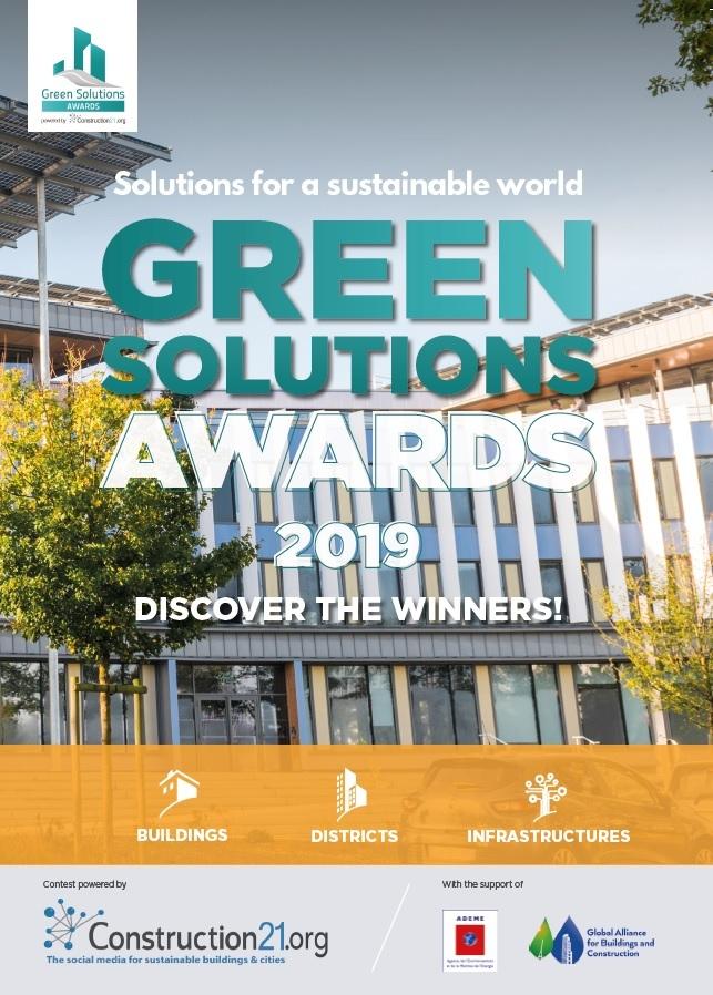 Download the brochure of the 2019 Green Solutions Awards international winners