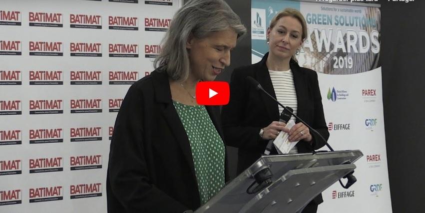 [Vidéo] Cérémonie Green Solutions Awards 2019, Batimat - Grand Prix Construction Durable (7/10)