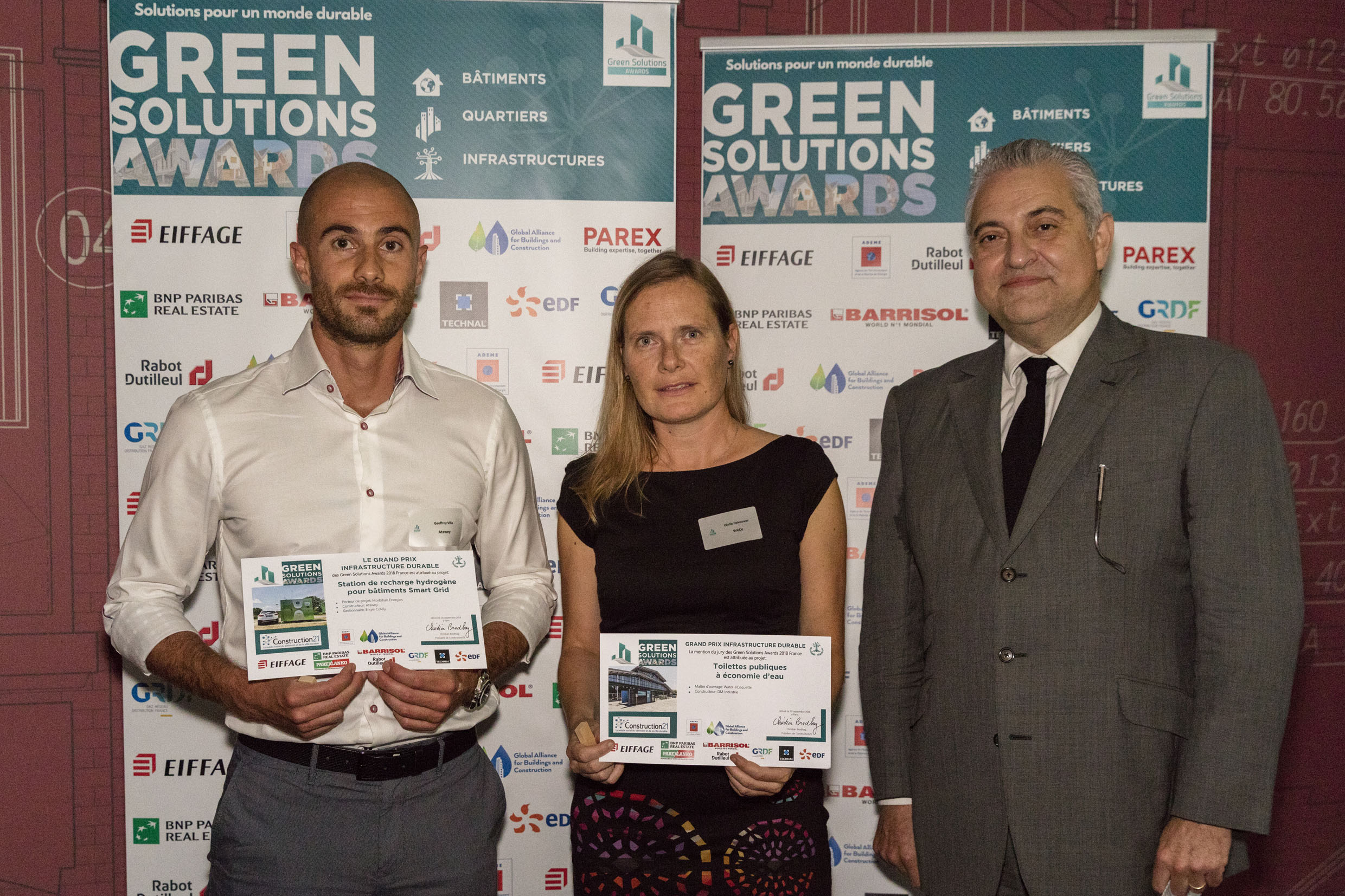 Cérémonie Green Solutions Awards 2018