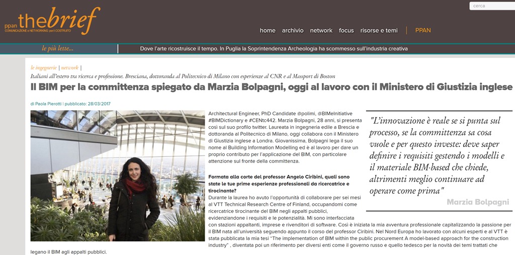 Marzia Bolpagni, l'étoile italienne du BIM livre ses secrets pour la maitrise d'ouvrage publique