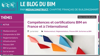 Mediaconstruct et les compétences BIM en France et à l'international