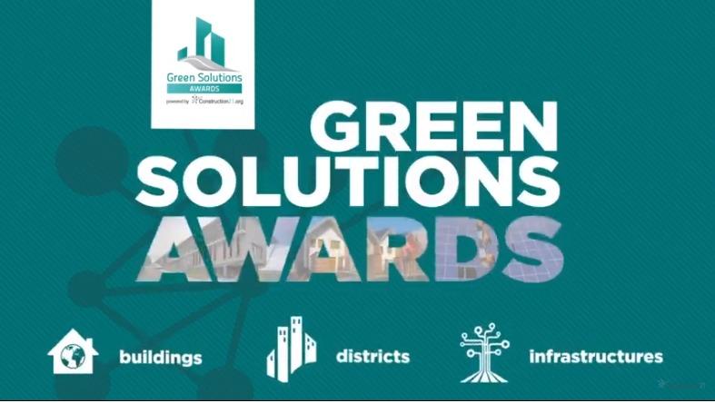 [Vidéo] La remise du Grand Prix Infrastructure Durable des Green Solutions Awards 2018 