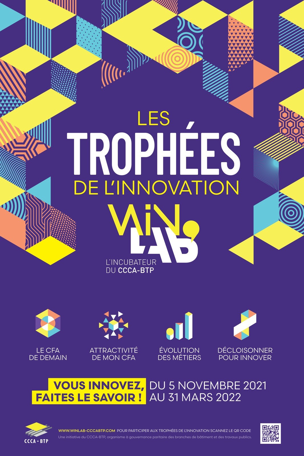 Formation BTP / Le CCCA-BTP lance les Trophées de l'Innovation du WinLab' 