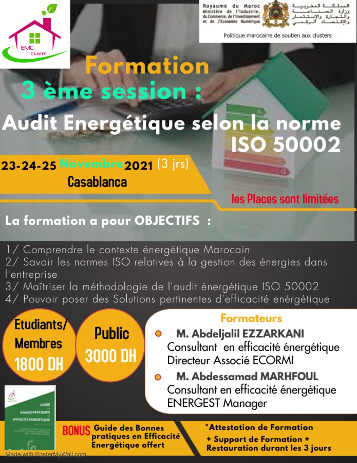 [Formation] Audit Enérgétique ISO 50002 - Cluster EMC